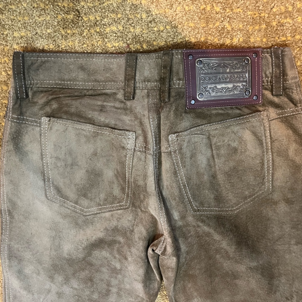 Vintage D&G Leather Pants